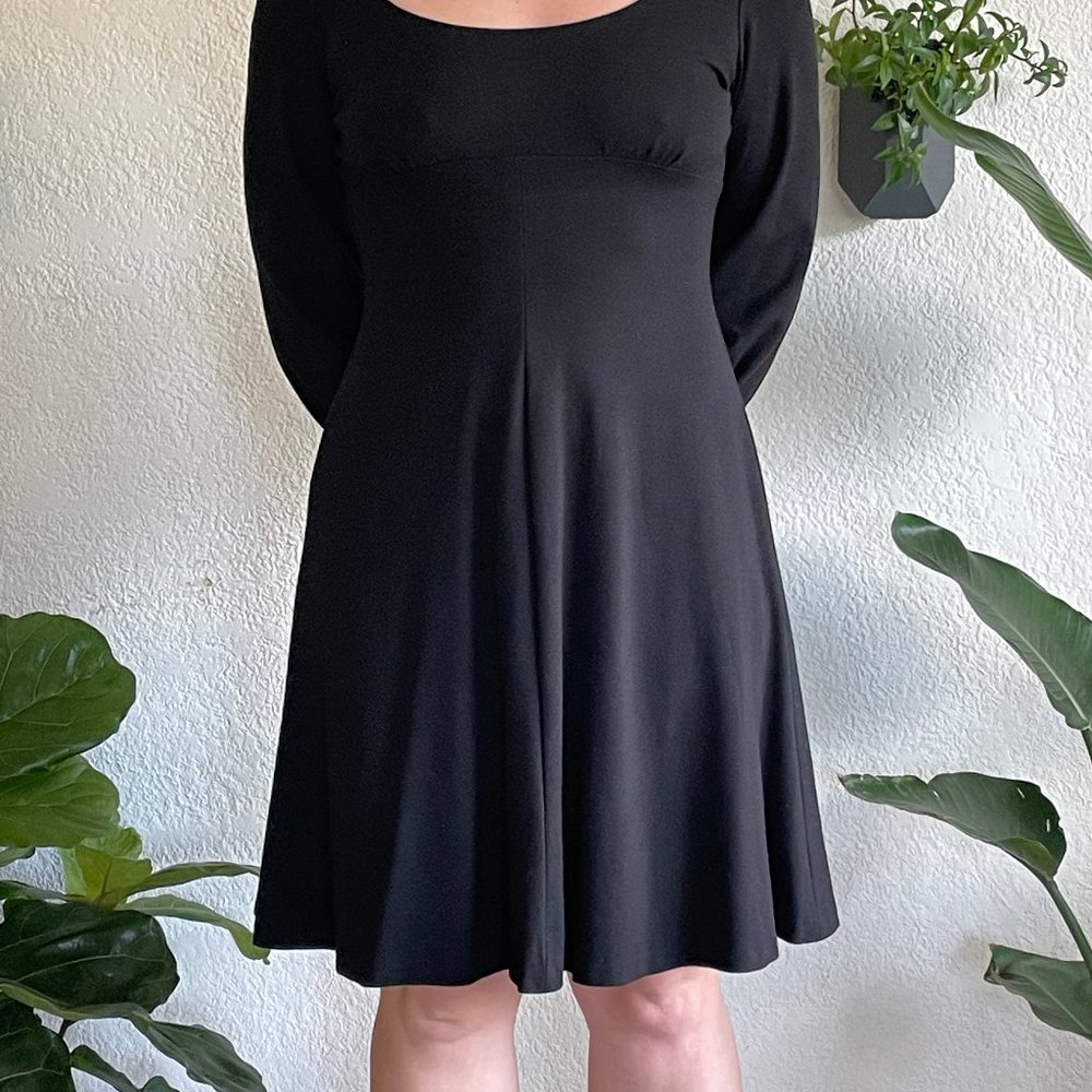 Black long sleeve dress